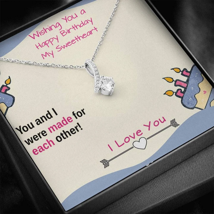 Birthday Surprise Gift For Wife Or Girlfriend- 925 Sterling Silver Pendant