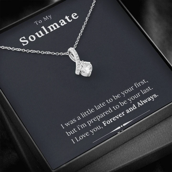 Most Unique Gift For Soulmate - Pure Silver Pendant & Message Card | Combo Gift Box