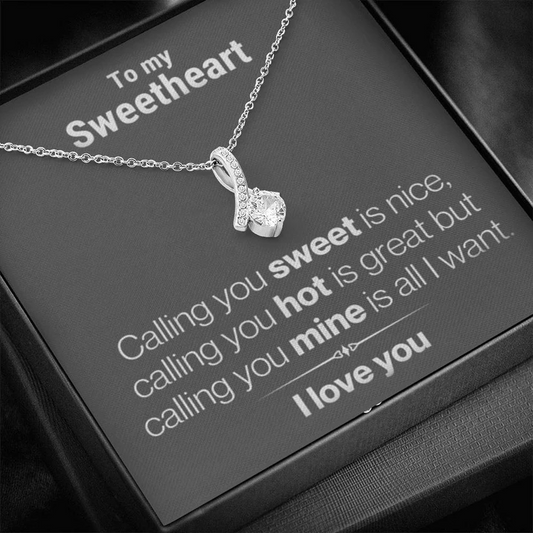 Most Romantic Gift For Love - 925 Sterling Silver Pendant With Message Card Rakva