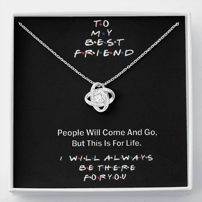 Unique Gift Idea For Best Friend Female - Pure Silver Pendant & Message Card | Combo Gift Box Rakva