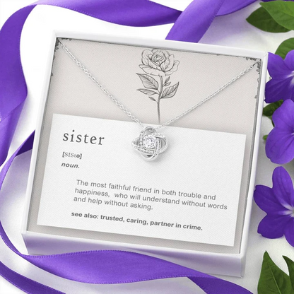 Perfect & Most Unique Gift For Sister - 925 Sterling Silver Pendant