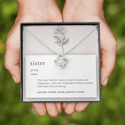 Perfect & Most Unique Gift For Sister - 925 Sterling Silver Pendant