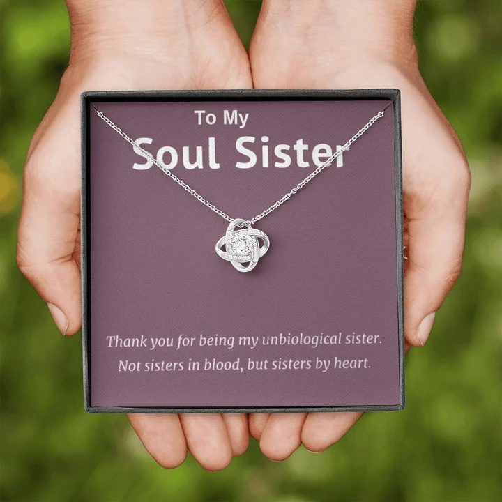 Special Gift For Soul Sister / Best Friend - 925 Sterling Silver Pendant