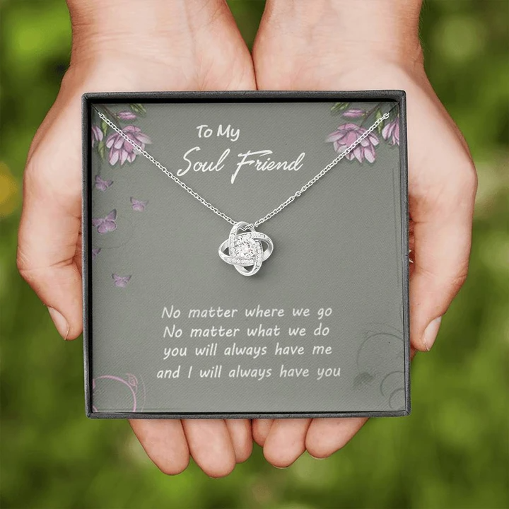 Special Gift For Girl Bestfriend - Pure Silver Pendant & Message Card | Combo Gift Box