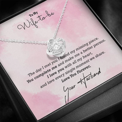 Special Romantic Gift For Fiance Female - Pure Silver Pendant & Message Card | Combo Gift Box