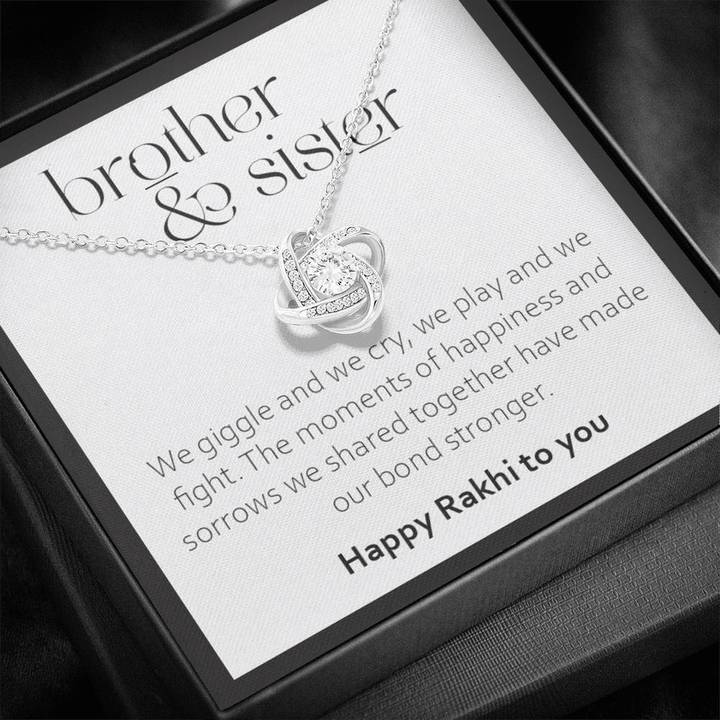 Rakhi Gift For Sister From Brother - 925 Sterling Silver Pendant
