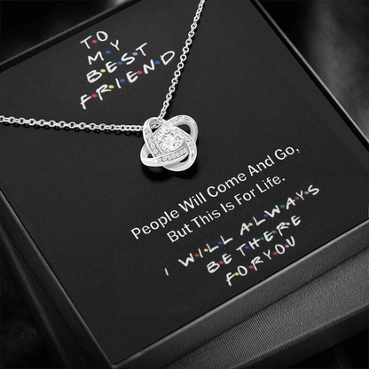 Unique Gift Idea For Best Friend Female - Pure Silver Pendant & Message Card | Combo Gift Box Rakva