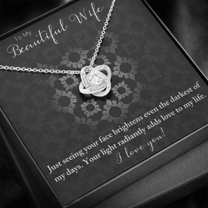 Beautiful Gift To Wife For Birthday - 925 Sterling Silver Necklace