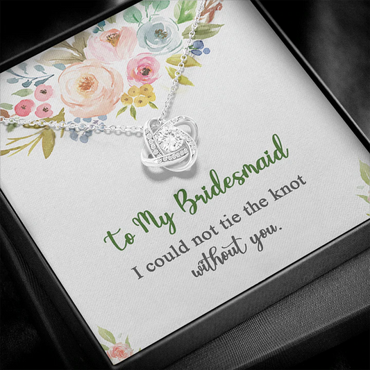 Best Gift For Bridesmaid - Pure Silver Pendant With Message Card Rakva