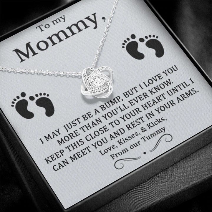 Unique Gift For Mom To Be - Gift For Pregnant Woman - Pure Silver Pendant Gift Set