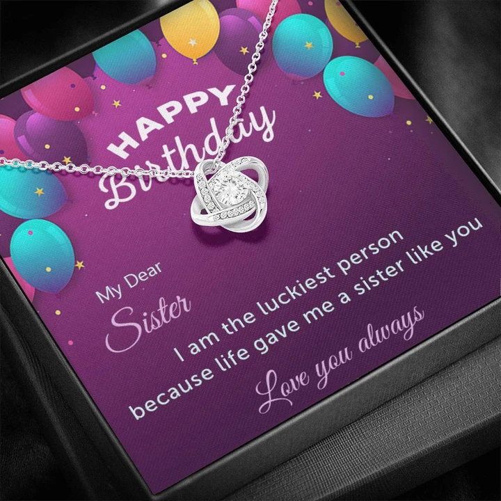 Special Birthday Gift For Sister - 925 Sterling Silver Pendant
