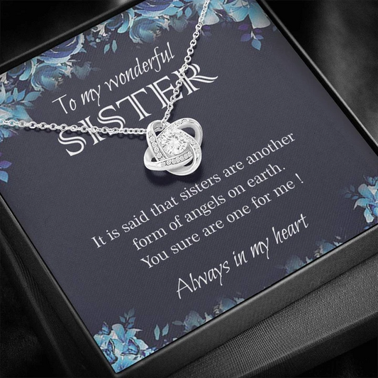 Special Sister Gift - 925 Sterling Silver Pendant