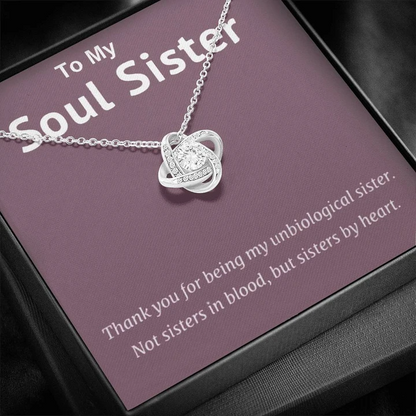 Special Gift For Soul Sister / Best Friend - 925 Sterling Silver Pendant