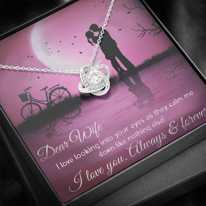 Best Romantic Gift For Wife - 925 Sterling Silver Pendant With Message Card
