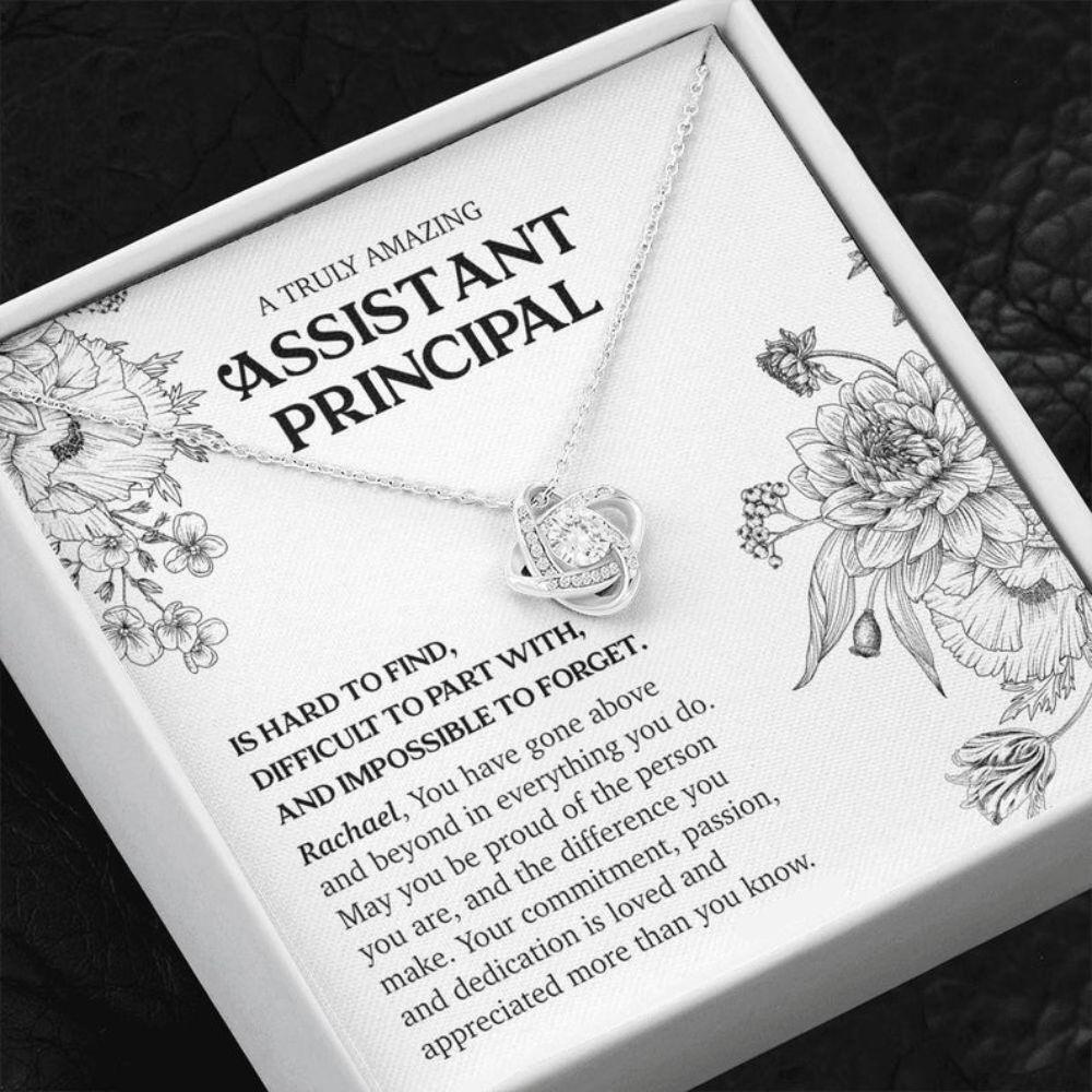 Friend Necklace, Assistant Principal Necklace, Gifts For Assistant Principal, Assistant Principal Appreciation Gift