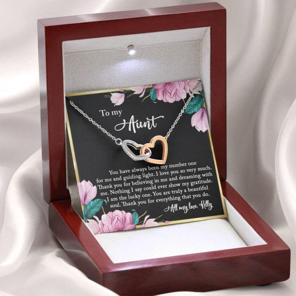 Aunt Necklace, Aunt Mother’S Day Necklace, Mothers Day Necklace For Aunt, Aunt Gift, Gift For Auntie From Niece, Aunt Necklace, Aunt Jewelry