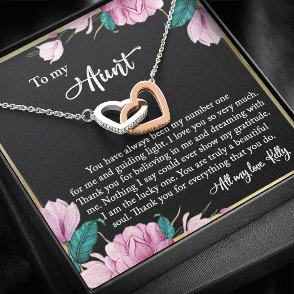 Aunt Necklace, Aunt Mother's Day Necklace, Mothers Day Necklace For Aunt, Aunt Gift, Gift For Auntie From Niece, Aunt Necklace, Aunt Jewelry
