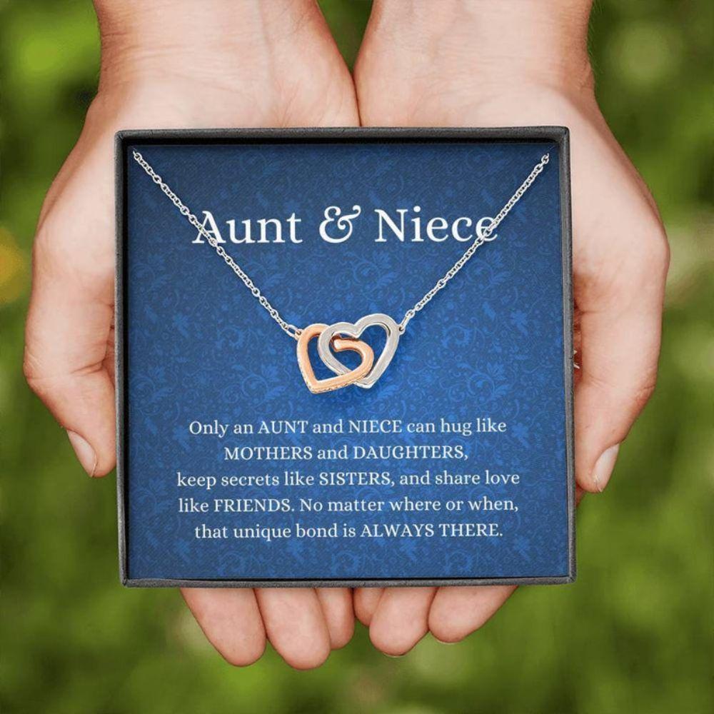 Aunt Necklace, Niece Necklace, Aunt & Niece Necklace Unique Bond, Aunt Niece, Gift For Aunt Auntie