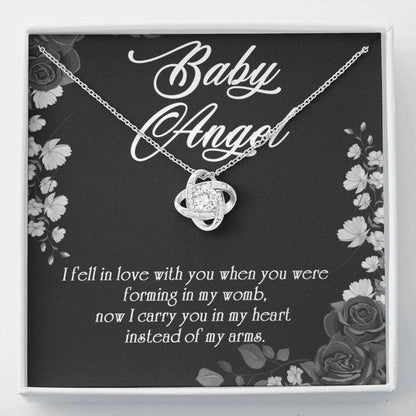 Baby Angel Necklace, Remembrance Gift For Women, Miscarriage Keepsake Lost Of Babies Gift, Pregnancy And Infant Loss Sympathy Gift