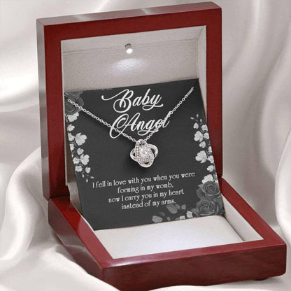Baby Angel Necklace, Remembrance Gift For Women, Miscarriage Keepsake Lost Of Babies Gift, Pregnancy And Infant Loss Sympathy Gift