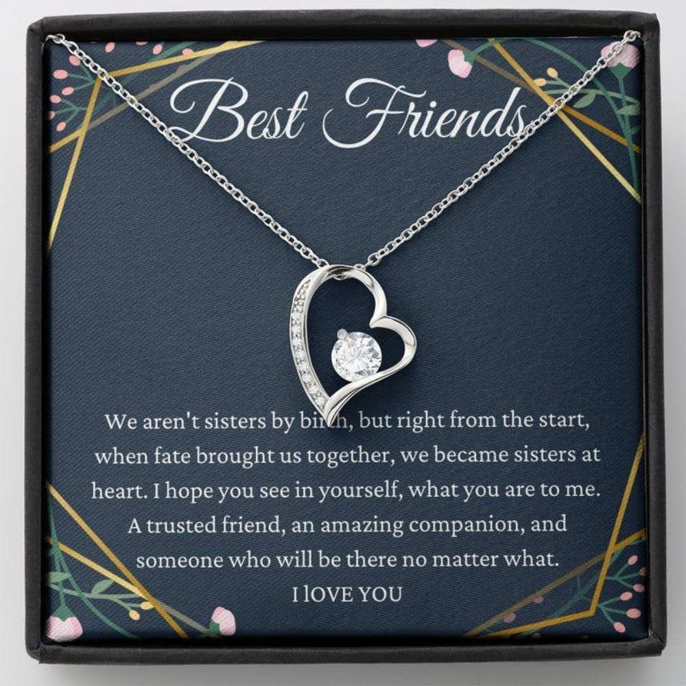 Friend Necklace, Best Friend Necklace, Gift For Best Friend Bff Long Distance Friendship