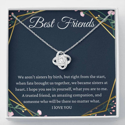 Best Friend Necklace, Gift For Best Friend Bff Long Distance Friendship