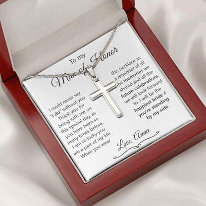 Best Friend Necklace, Man Of Honor Wedding Gift, Male Best Friend Gift, Bridesman Proposal Gift From Bride, Thank You Necklace For Bridesman
