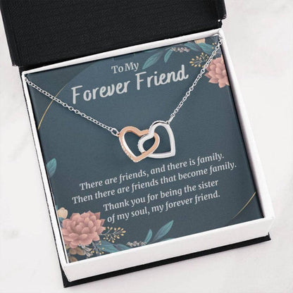 Best Friend Necklace, Soul Sister Gift, Unbiological Sister, Friendship Gift, Friends Become Family Necklace