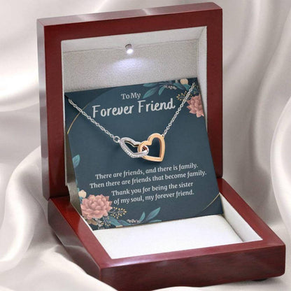 Best Friend Necklace, Soul Sister Gift, Unbiological Sister, Friendship Gift, Friends Become Family Necklace