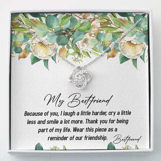 Bestfriend Necklace Gift - To My Best Friend Necklace - Necklace With Gift Box
