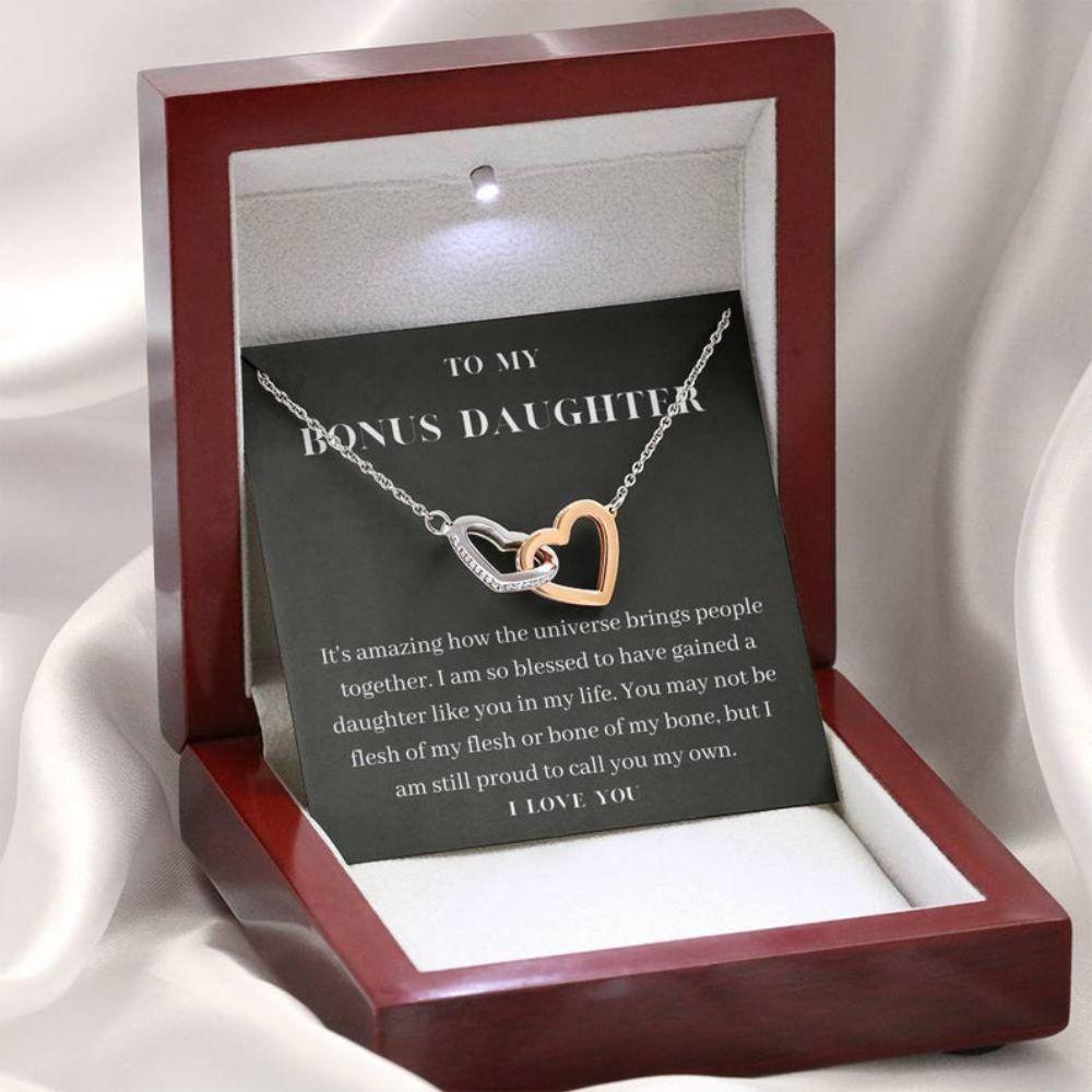 Stepdaughter Necklace, Bonus Daughter Necklace, Gift For Bonus Daughter