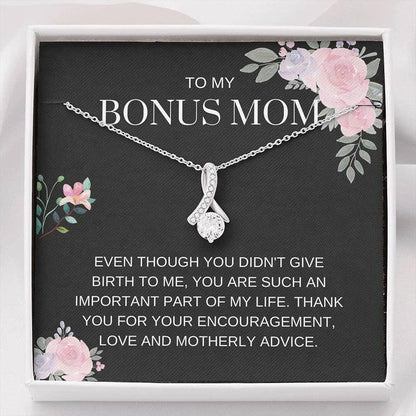 Bonus Mom Necklace “ My Life “ Necklace Gift For Step Mom Rakva