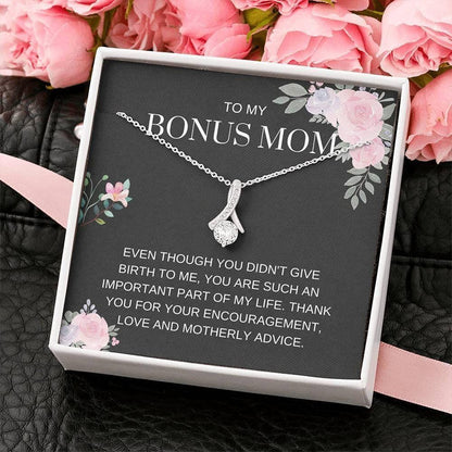 Bonus Mom Necklace “ My Life “ Necklace Gift For Step Mom Rakva