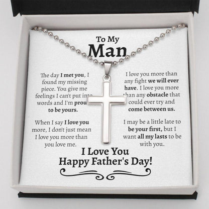 Boyfriend Necklace, Fathers Day Gift For Boyfriend, Boyfriend Father's Day Gift, Fathers Day Gift From Girlfriend