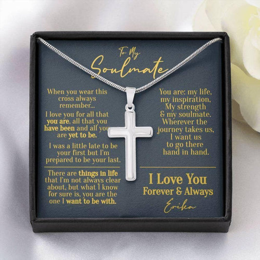 Boyfriend Necklace, Soulmate Gifts For Him, Personalized Romantic Gift For Him, Romantic Gift For Him, Meaningful Gift, Thoughtful Gift