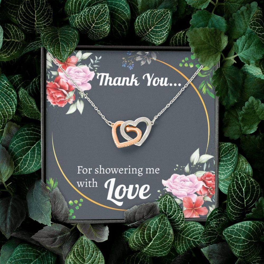 Bridal Shower Necklace Gift, Bridal Shower Favors, Baby Shower Thank You Necklace