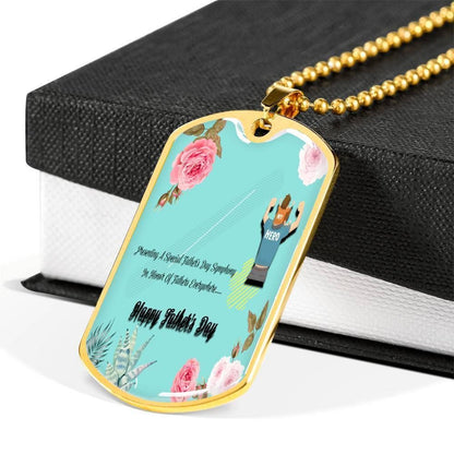Dad Dog Tag Custom Picture Father’S Day Gift, Happy Father’S Day Dog Tag Military Chain Necklace For Dad Dog Tag-3 Rakva