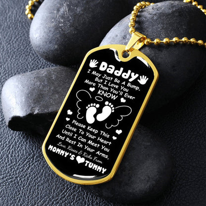 Dad Dog Tag, Husband Dog Tag, Father’S Day Dog Tag Necklace, New Dad Gift, Daddy Gift From Unborn Baby, New Dad Gift From Wife V3 Rakva