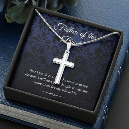 Dad Necklace, Father Of The Bride Wedding Gift From Groom, To Father Of The Bride Necklace From Son In Law