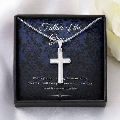 Dad Necklace, Father Of The Groom Wedding Gift From Bride, To Father Of The Groom Necklace From Daughter In Law