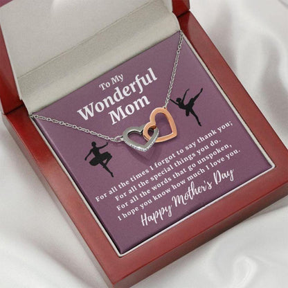 Mom Necklace, Dance Lover Mom Gift, Ballet Mom Gifts, Gift For Mom, Necklace For Mom