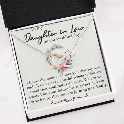Daughter In Law Necklace, Daughter In Law Gift From Mother In Law On Wedding Gift, Future Daughter-In-Law Jewelry, Gift For Daughter In Law, Joining Families Necklace