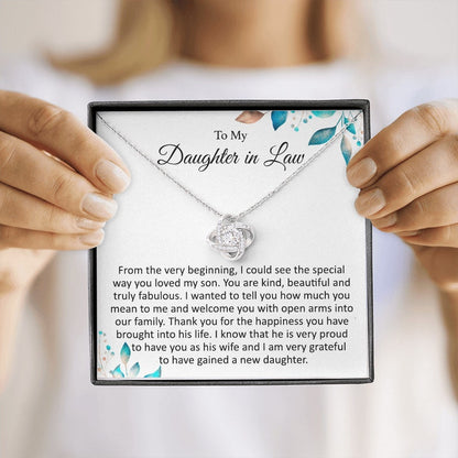 Daughter-In-Law Necklace, Daughter In Law Gift On Wedding Day, Future Daughter In Law, Wedding Gift, Bride Gift From Mother In Law