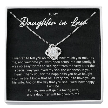Daughter-In-Law Necklace, Daughter In Law Wedding Gift, Daughter In Law Gift On Wedding Day From Mother In Law