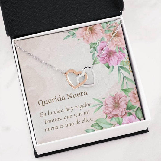 Daughter In Law Necklace, Latina Daughter In Law Gift Necklace - Collar Para Nuera - Heartfelt Spanish Gift Nuera