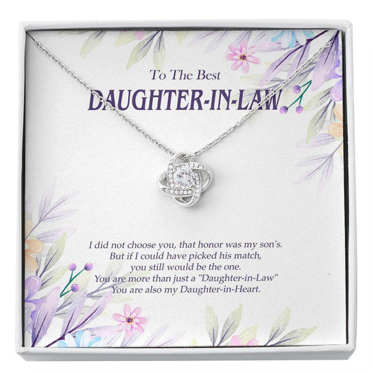 Daughter In Law Necklace, To My Daughter-In-Law Necklace, My Daughter-In-Necklace Bonus Daughter Gift, Daughter-In-Law Custom Necklace