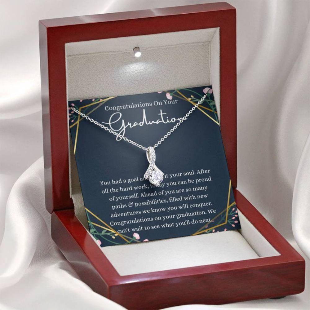 Daughter Necklace, College Graduation Gift For Her, Phd Graduation Gift For Daughter Or Granddaughter Necklace