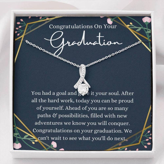 Daughter Necklace, College Graduation Gift For Her, PHD Graduation Gift For Daughter Or Granddaughter Necklace