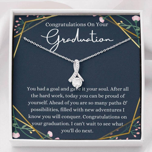 Daughter Necklace, College Graduation Gift For Her, PHD Graduation Gift, High School Graduation Gift For Best Friend