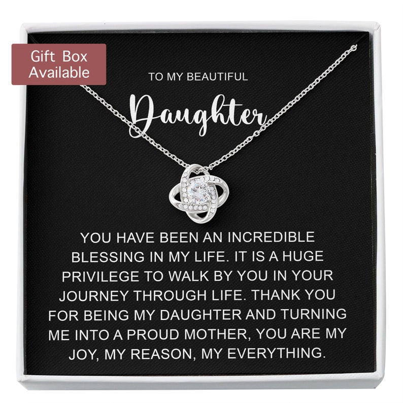 Daughter Necklace, Daughter Gift From Mom, Daughter Gifts, Daughter Necklace From Mom, Daughter Gift From Mom Necklace